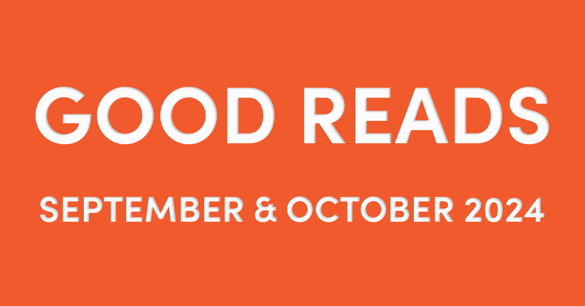 DreamSpring Good Reads for September and October 2024